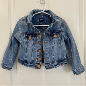 Baby Gap Stars Denim Jacket size 3